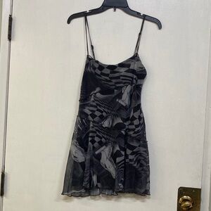 Stylish Black and Gray Women's Dress